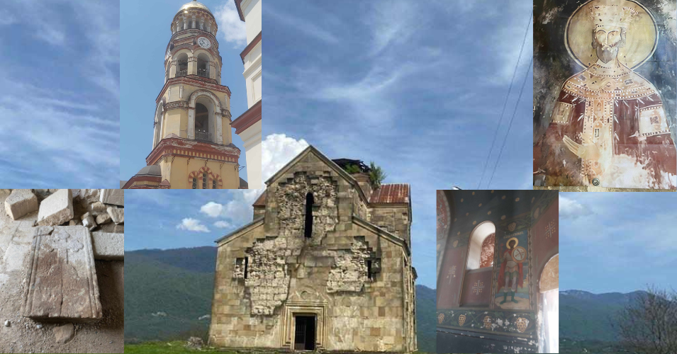 დროებით ოკუპირებულ რეგიონში რუსები ქართულ ძეგლებს ანადგურებენ